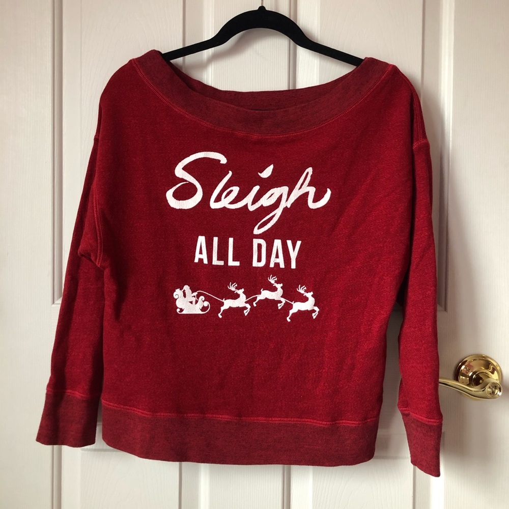 holiday crew neck